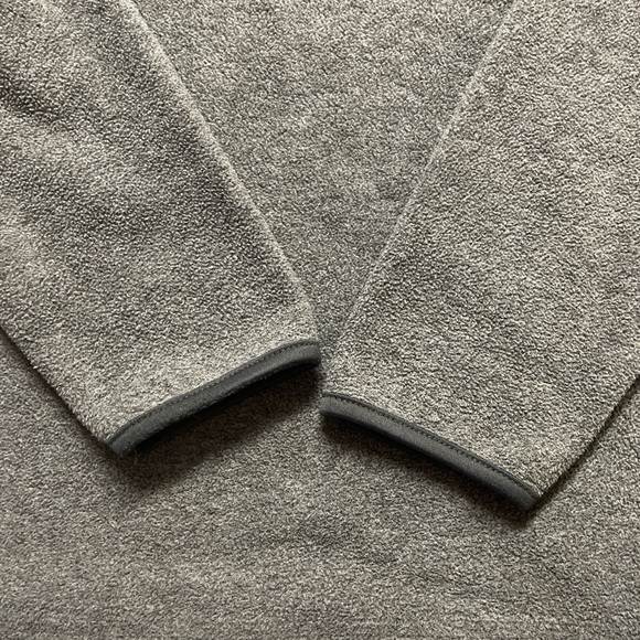 Boys Large Gray Old Navy 1/4 Zip Fleece Pullover - Picture 6 of 7